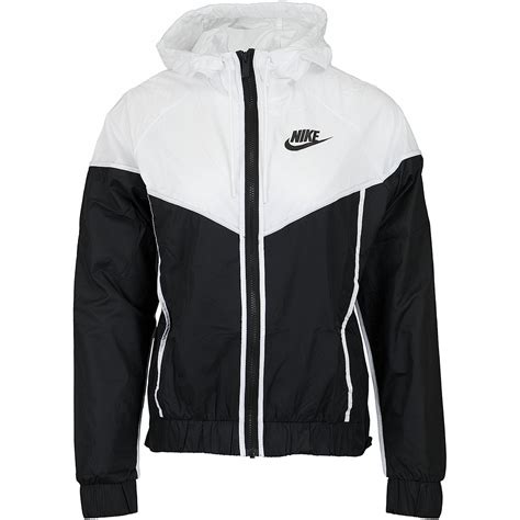 nike jacke schwarz weiß windrunner|Nike Windrunner Anorak Jacket black/white .